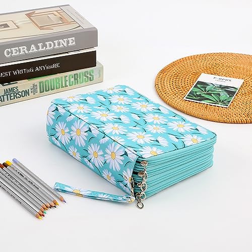 Image of 216 Slots Pencil Case Organizer w /Removal Handle Strap