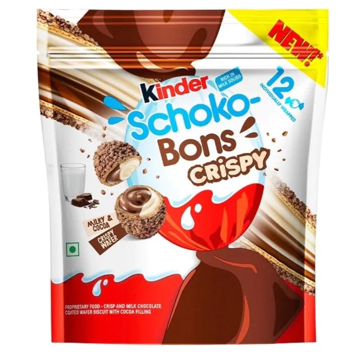 Kinder Schoko Bons Crispy | Trendartikel (1er Pack, 67,2g)