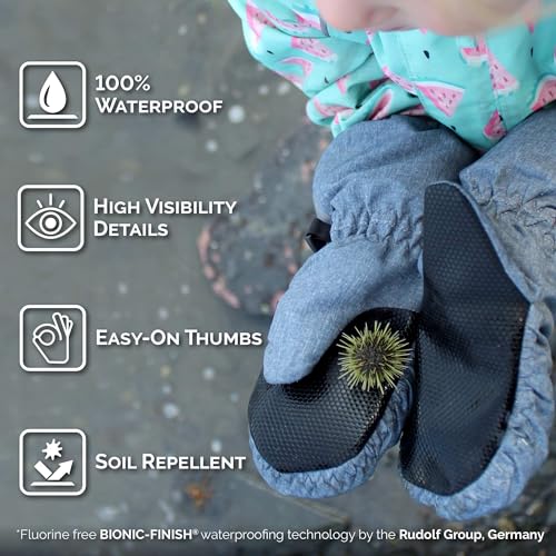 JAN & JUL Waterproof Rain Mittens for Babies and Toddlers3