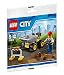 LEGO City Mini Dump Truck Vehicle and Construction Worker Minifigure Toy Set 30348 (Bagged)