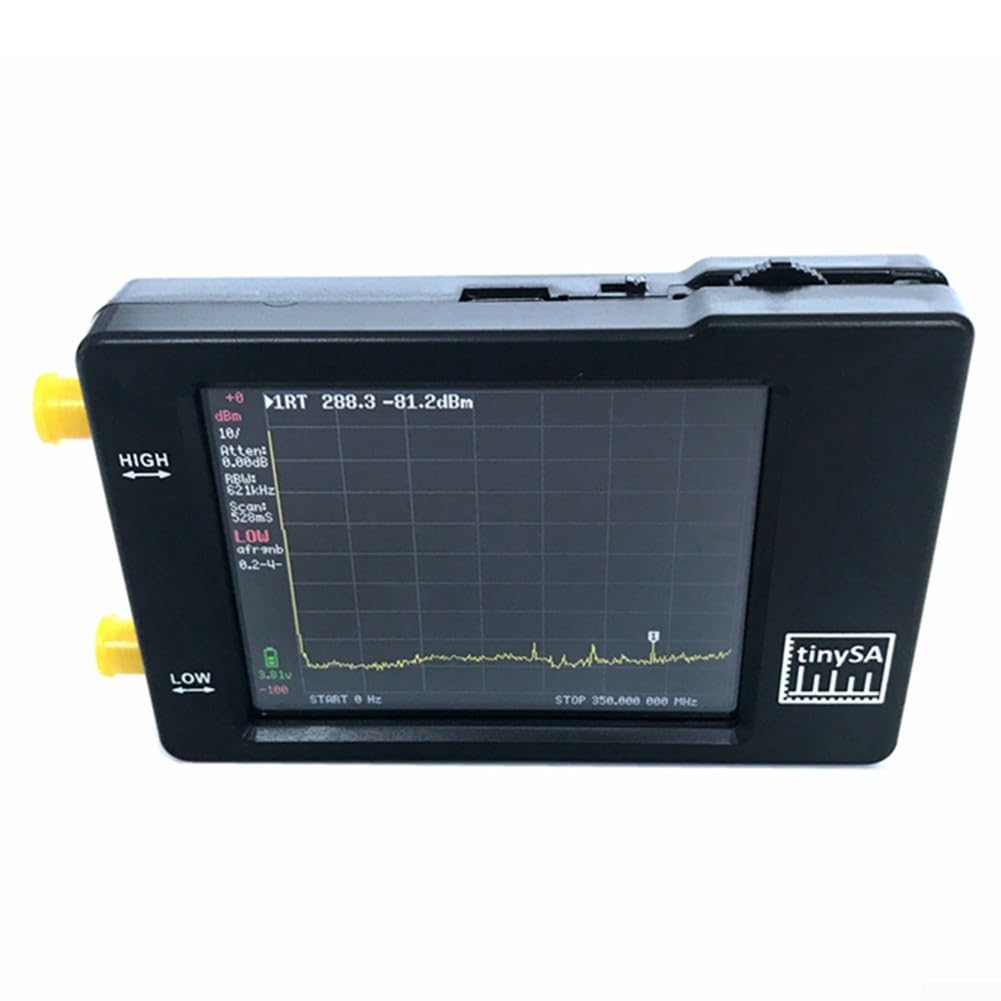 Spectrum Analyzer 100 kHz – 960 MHz Spektrumanalysator 2,8 Display M F/HF/VHF UHF-Eingang Audio-Antenne mit einem SMA-Anschluss