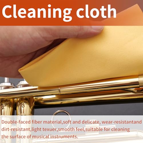 Nan Yante Trumpet Cleaning Kit clean your Trumpet: contains Valve Oil, Tuning Slide Grease, Cleaning Cloth, Valve/Mouthpiece/Flexible brush, etc. -essential for professionals/students/enthusiasts