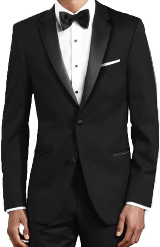 Neil Allyn Men's Slim Fit Two Button Notch Tuxedo