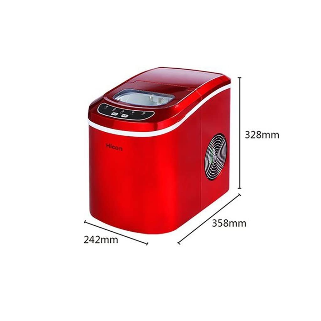 Fabricante de Hielo pequeño automático Mini 1 5 kg Mini Fabricante de Cubos de Hielo Redondo Retro