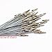 LONG TAO 50 Pcs Metal Wire Alligator Clamp Long-Tailed Alligator Metal Clip Clasp for DIY Card Photo Memo Clip Holder Stand Photo Holder Stand Memo Clip for Card Paper Tips Note Picture 6inch