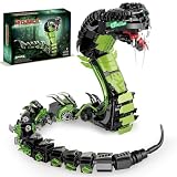 Mechanical Snake Building Set, Ideas Horror Cobra Animal Toy Display Model Kit for Adults, Compatible with Lego, STEM Gift for Teens Boys 14+ (689 PCS)