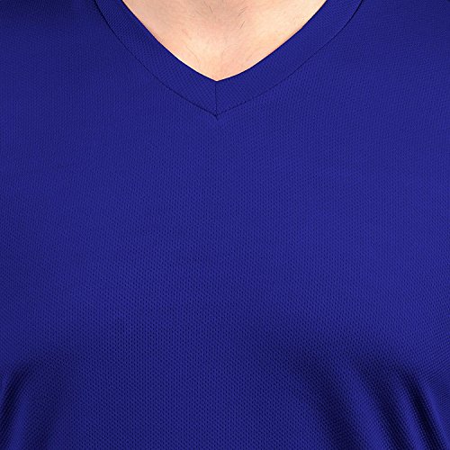 Image of Stylish Regular Fit Plain Men's V-Neck Half Sleeve T-Shirt