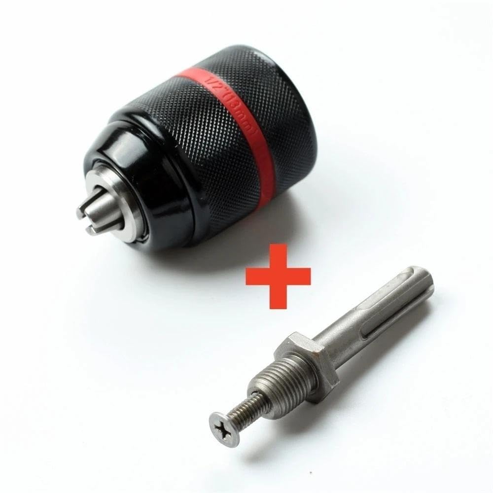 2-13mm Quick Change Drill Chuck Adapter - 1/2"-20UNF Thread Converter for Easy Bit Changes