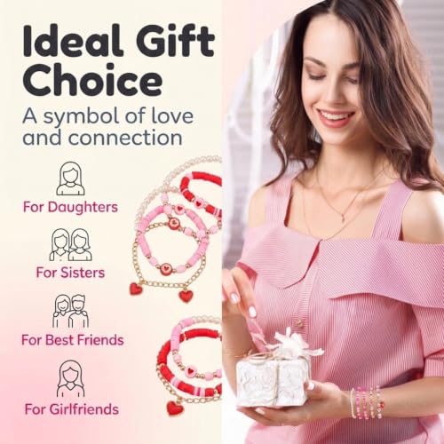 Image of SANNIDHI Crystal Bracelet for Girls Stylish Double Layer Pearl Crystal Bead Bracelets Jewelry with Cute Pendant Charm, Bracelet for Kids Women Ideal Gift for Girls