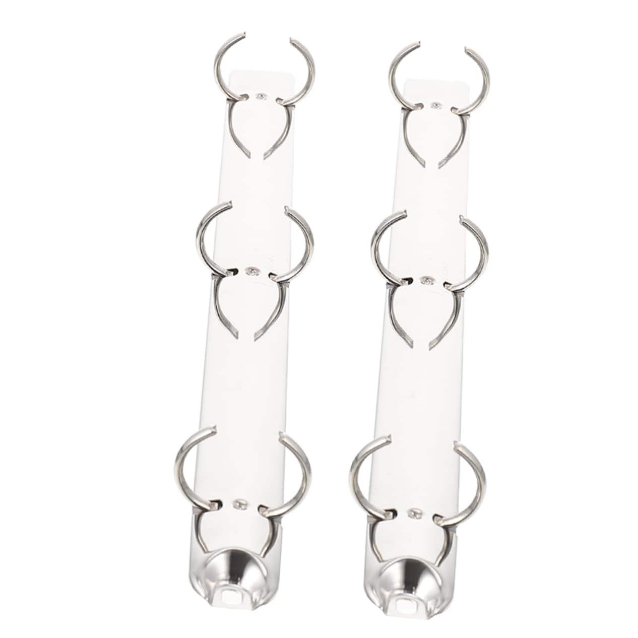 ARTIBETTER 12 Set Legante Metallico D Anello A Clip Sciolto Raccoglitori Per La Scuola Legante Sottile Esposizione Raccoglitori Metallici A Fogli Mobili Clip Raccoglitore Argento 2 Pezzi * 12