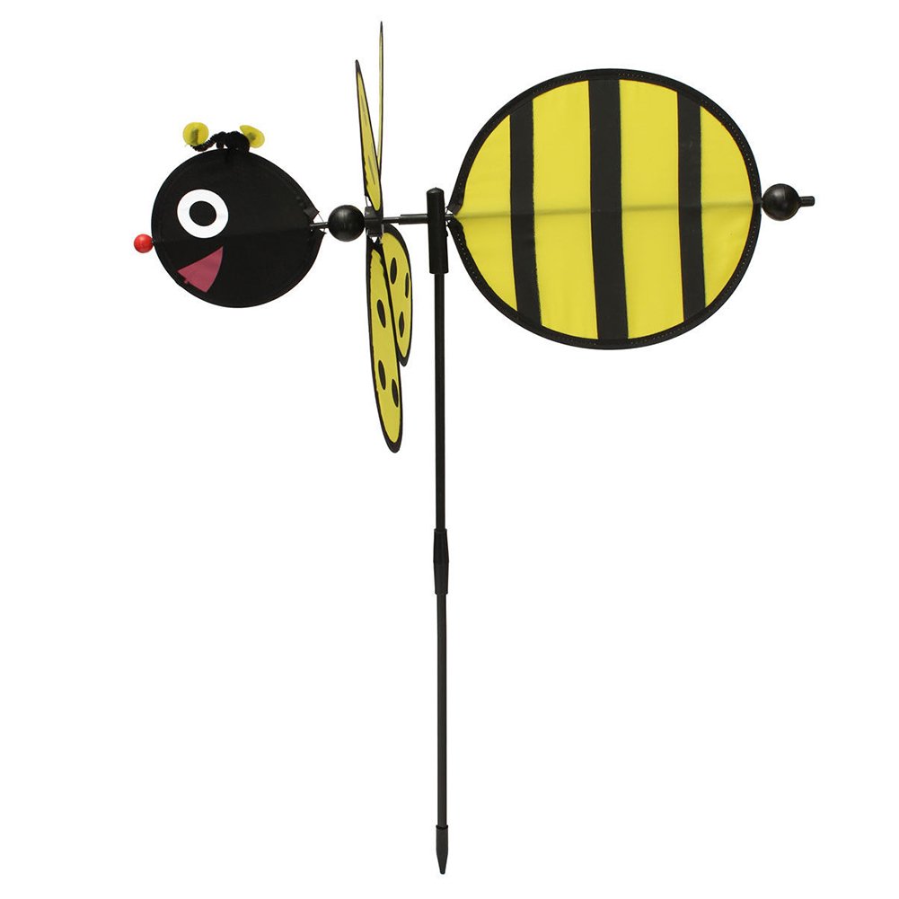 Amazon.com: Autone Bumble Bee / Ladybug Windmill Whirligig Wind Spinner  Home Yard Garden Decor : Patio, Lawn & Garden