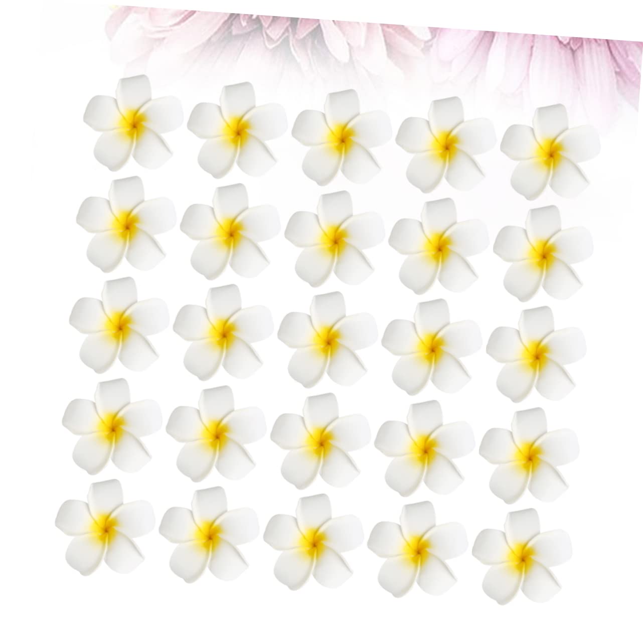 FOMIYES 75piezas Barrette De Flores Hawaianas Horquillas Simuladas De Clip Negro Accesorios Para Mujeres Decoración Para Fiestas y Bodas Para Vacaciones y Fotografía