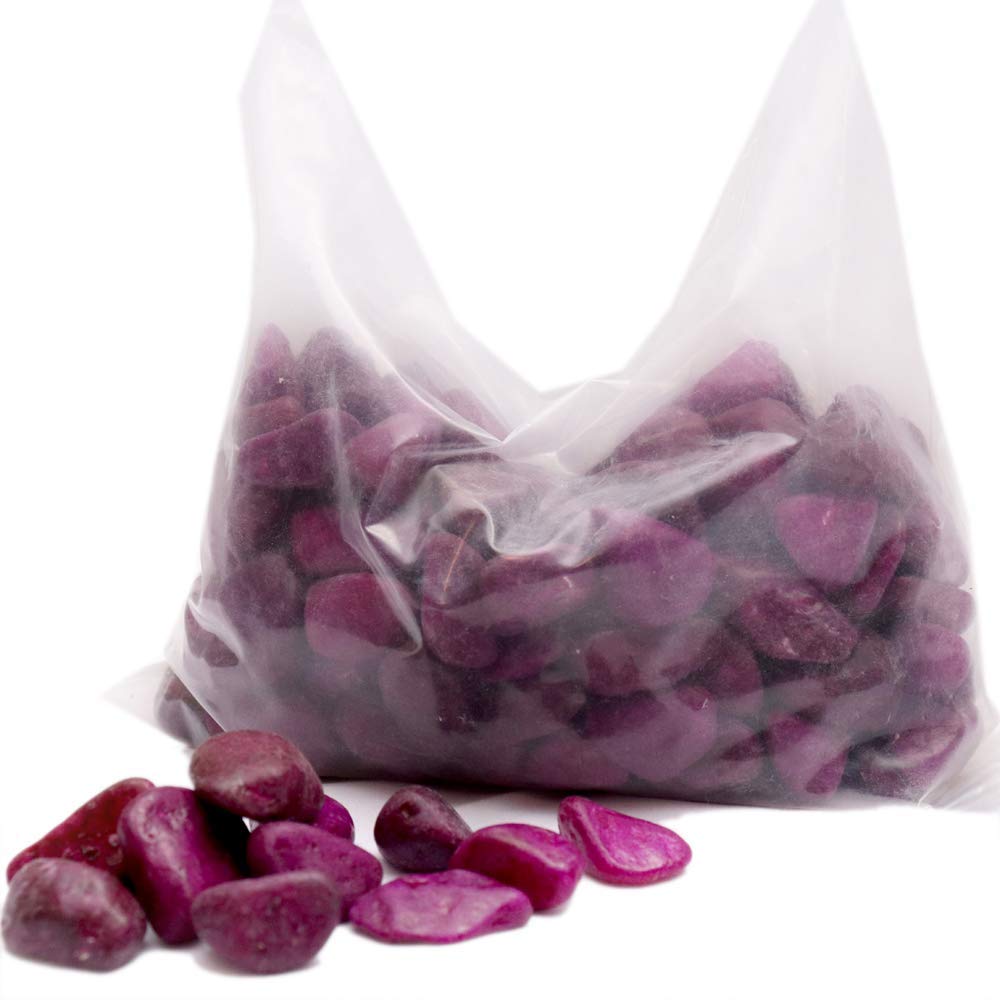 Oshi Greens Polished Pebble Stones Pack of 500 GMS (Magenta) (B07VCGDJY2) Amazon Price History, Amazon Price Tracker