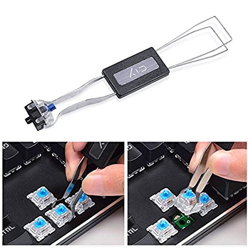 Wanty 2 Pack Keycap Puller, Stainless Steel Key Keycap Removal Tool/Keycap Remover/Remove Fixing