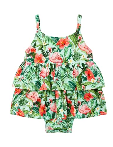 Bamboo Viscose Baby Girl Romper Dress Sleeveless Smocked Baby Girl Summer Outfit Multi-Layer Infant Dress