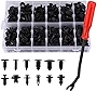 LivTee 240pcs Car Plastic Push Pin Rivet Fasteners, Assortment Universal Retainer Clips Push Type Retainers Set in Case with Remover Tool