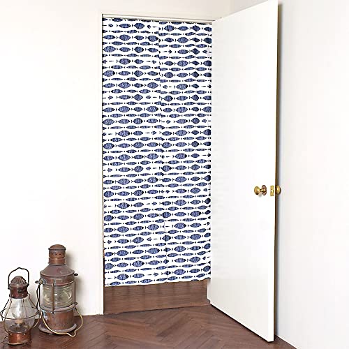 �X�^�C���f�R�[��(STYLE Decor) �Ԏd�؂�J�[�e�� �̂�� ������� �k�� �ډB�� 180cm�� 86cm×180cm �u���[�t�B�b�V�� W3800510