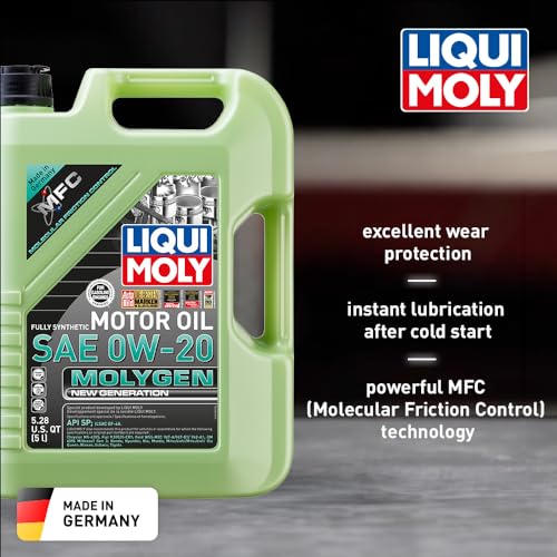 Image of Liqui Moly Molygen New Generation SAE 0W-20 | 5 Liter | Fully synthetic engine oil | SKU: 20438