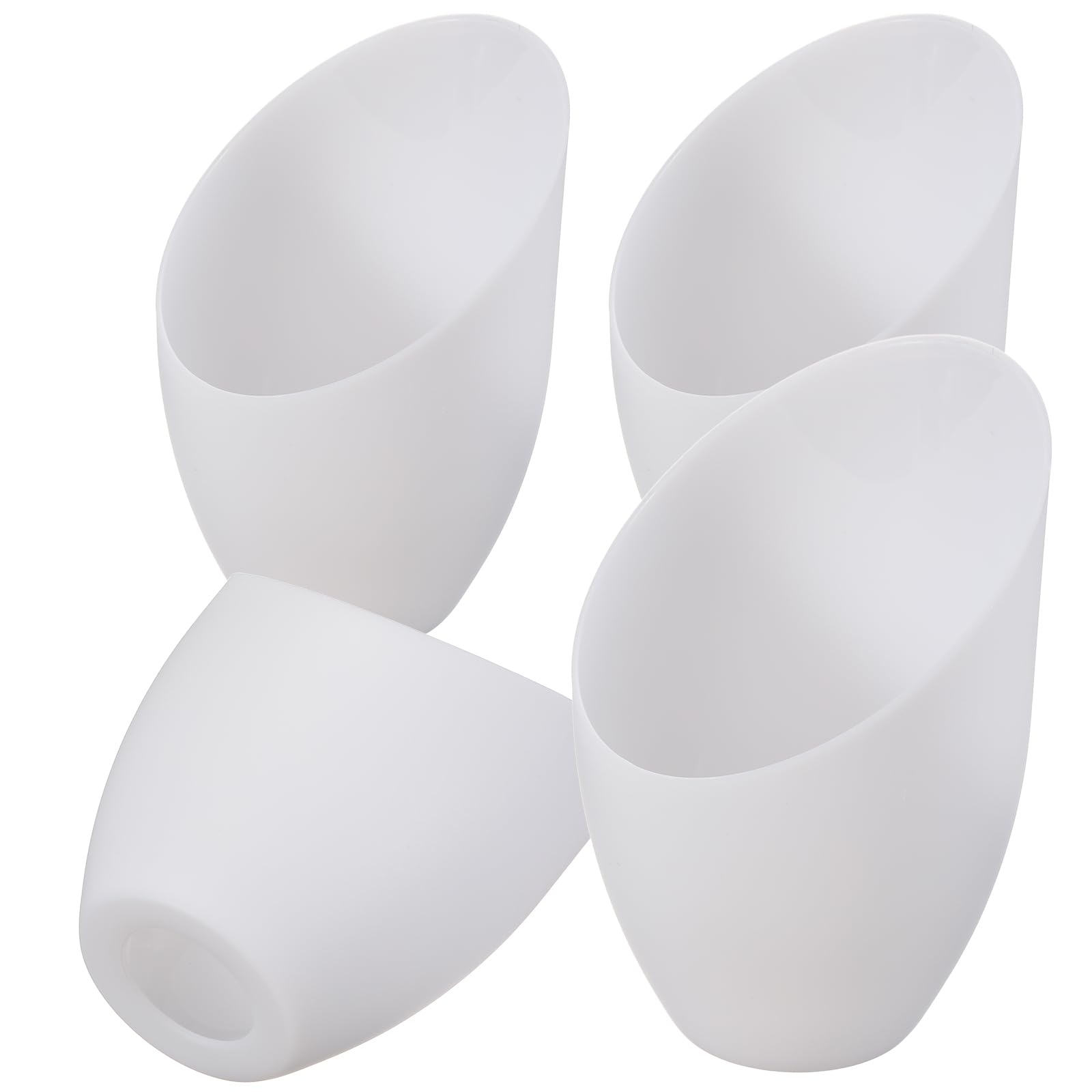VIAPUICE Horseshoe Lamp Shade 137mmH 110mmDia. 30mmFitter 4Pcs White