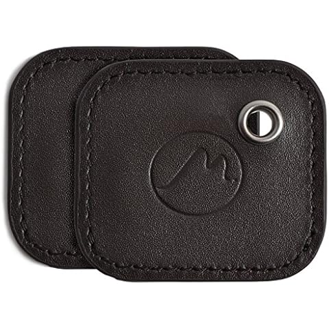 Tile Mate Case by Metier Life | Gen 2 Tile Phone and Item Finder Vegan Leather Key FOB Cover | Elegant Protection with Included Keyring (Coco 2 Pack) Cover