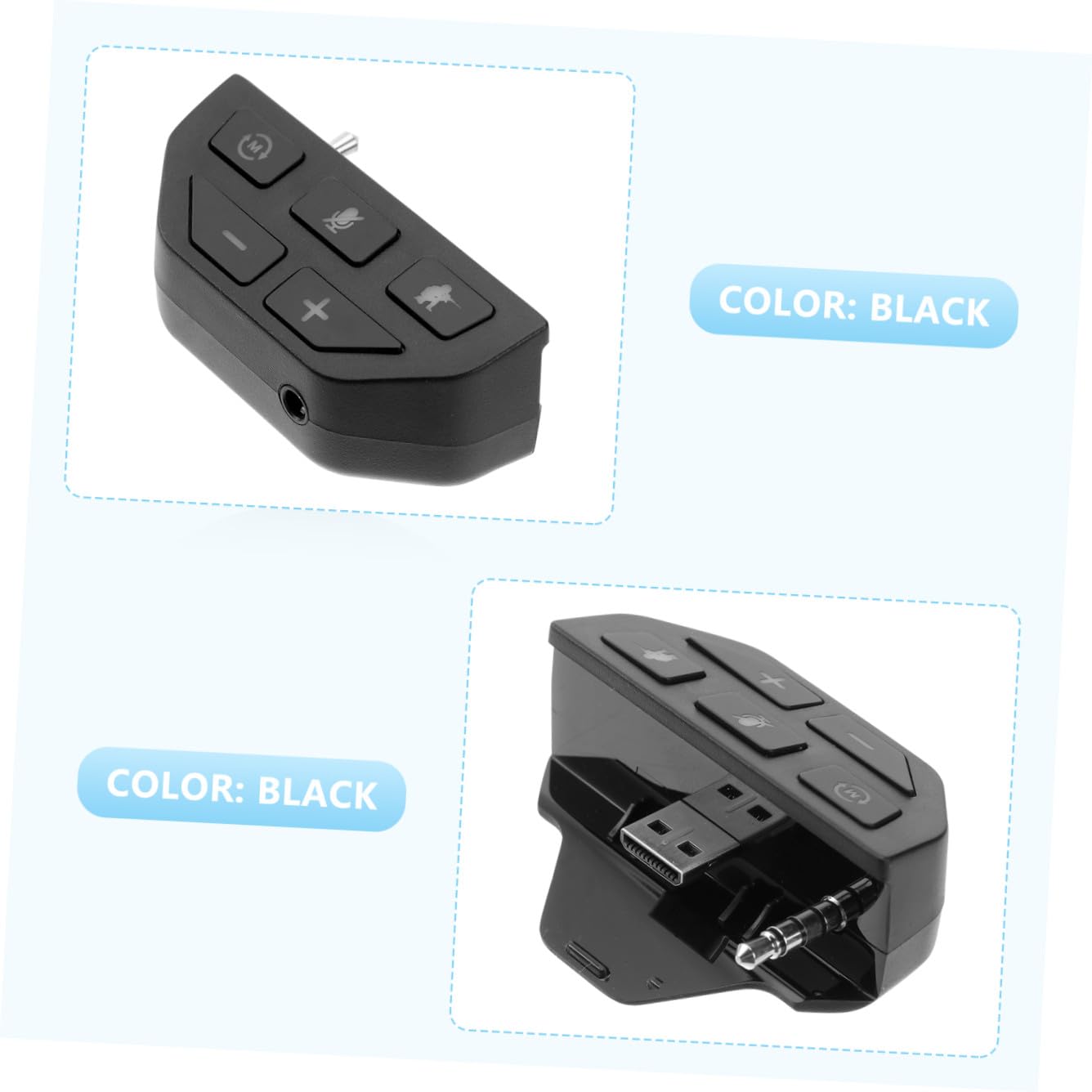 DOITOOL 3stücke Stereo Headset Adapter Für Audioanschluss Kompatibel Mit Gaming Headsets Für Verbesserten Sound Und Chat Leicht Zu Verbinden Und Langlebig