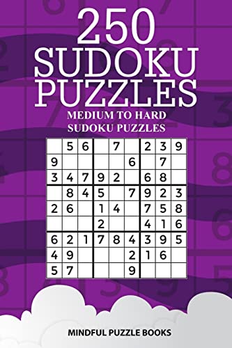 250 Sudoku Puzzles: Medium to Hard Sudoku Puzzles (Sudoku Collection)