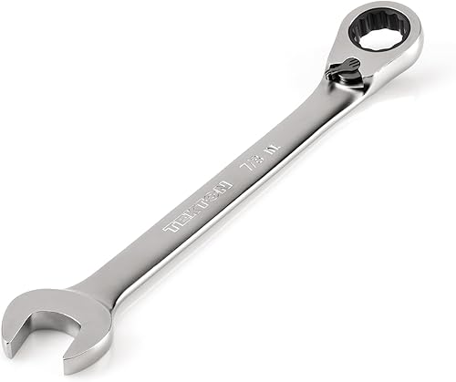 TEKTON Llave combinada de trinquete reversible de 12 puntos de 78 pulgadas WRC23322