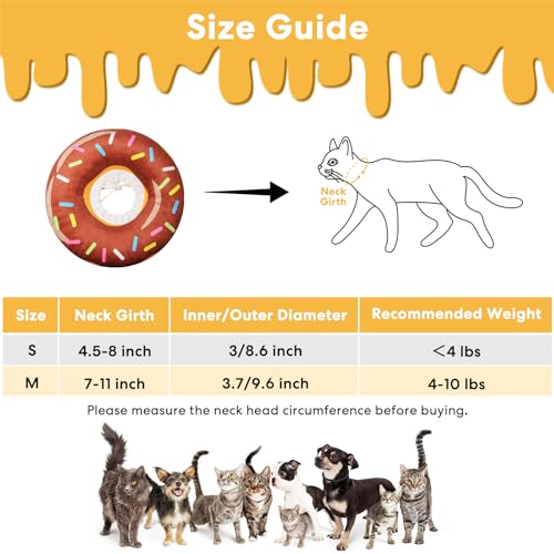 Collier conique doux pour chat ajustable après chirurgie