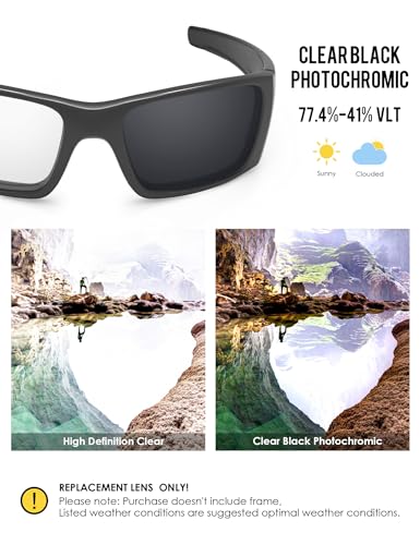 Image of BLAZERBUCK Anti-salt Polarized Replacement Lenses for Oakley Fuel Cell OO9096 Sunglass