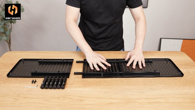 Vu Ryte Soporte Elevador Apilable Para Monitor De Computadora De 1 Pulgada, Ovalado, Negro, VUR 8800, Paquete De 4