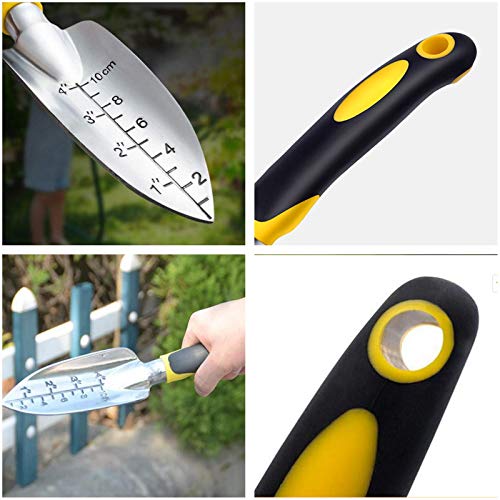 Sxbbsmc Garden Trowel, Hand Shovel, 1 Piece Cast-Aluminum Heavy Duty With Soil Depth Mark Gardening Hand Tool, Small Professional Hand Trowel For Women Men Kids Digging Planting #TOP3