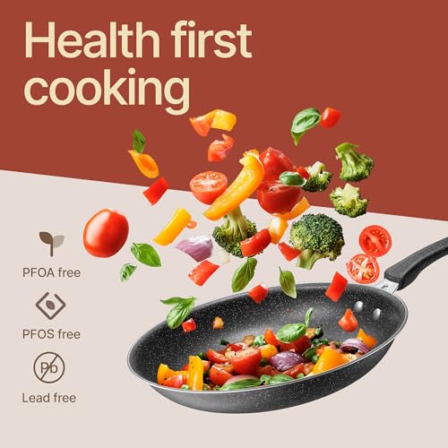 image for BAKKENMASTER Pots and Pans Set, 23-Piece Non Stick Cookware & Bakeware