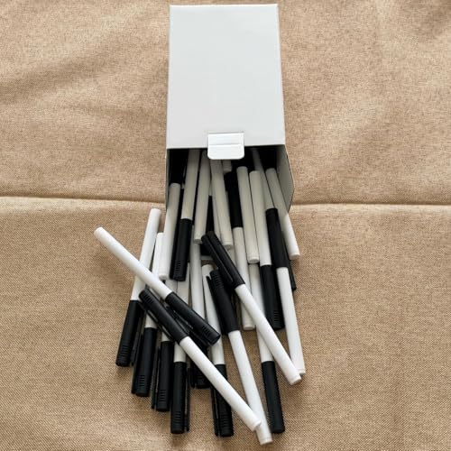 Image of (Clean-Barrel, PACK of 30 /1.0mm Bullet-Tip /Black Water-Based ink) Logo Free Assistive Bold Writing Pen for Low-Vision Users with Whole Sale Price,Odorless,Non-Toxic,No Oil,Alcohol Free
