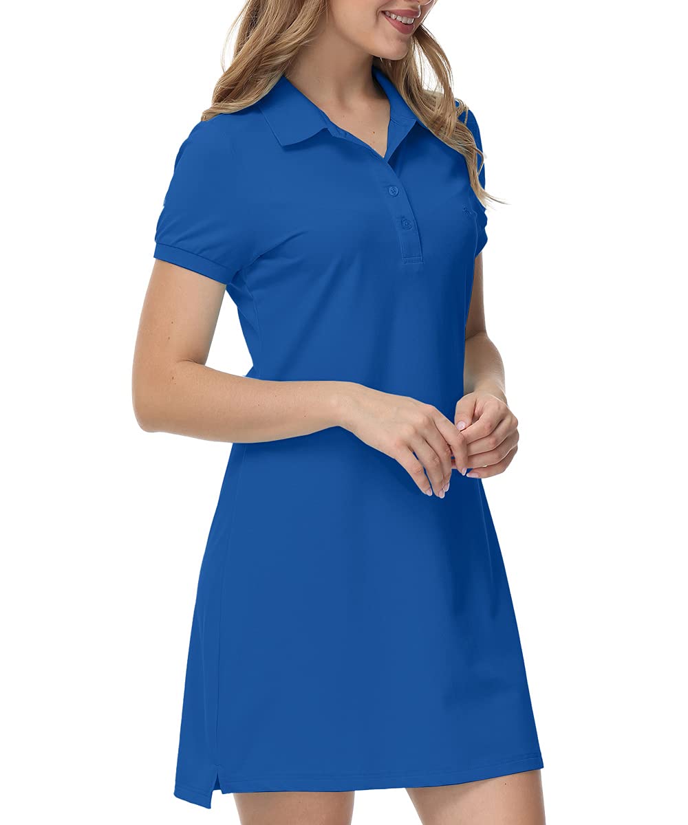 JINSHI Women T Shirt Dress Hiking/Tennis/Golf/Leisure Comfortable and Soft Athletic Dress for Women