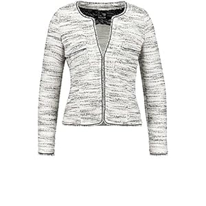 Taifun Lichte blazer voor dames, met trekkoord, casual met lichte taille, blazerjacks, jas