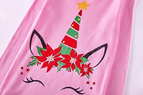 Image of KikizYe Girls Pajamas Set Kids Long Sleeve PJs Cotton Jammies