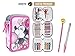 Produktbild Federmäppchen, Kunsthandwerk, Premium-Borsten, 3 Etagen, Minnie Mouse, Pailletten, 43 Teile Inhalt Giotto + Geschenk