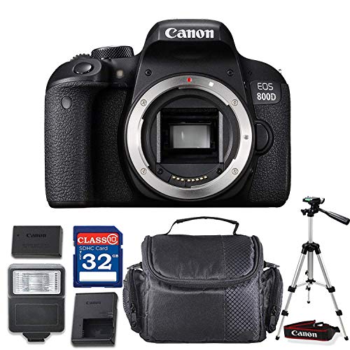 Canon EOS 800D / Rebel T7i DSLR Camera (Body Only) + Professional Accessory