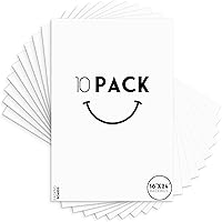 Vista 21 de Golden State Art, Tablero de respaldo blanco de 16 x 20, tableros de respaldo para marco, imagen (paquete de 10)