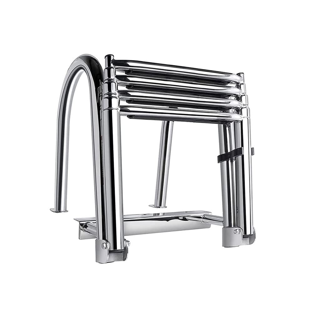 Échelle de pont de bain télescopique à 4 marches OKUOKA échelle intérieure pliable