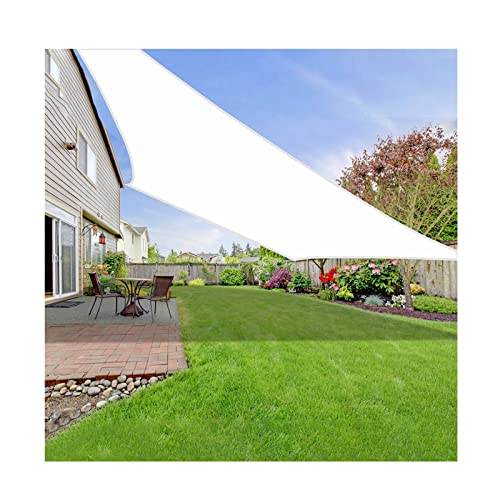 Voile d'ombrage patio rectangle 4x5m avec corde pour extérieur
