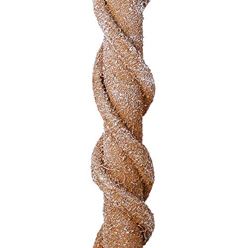 Home Heritage 3 Foot Artificial Topiary Tree w/Clear Lights for Entryway Decor