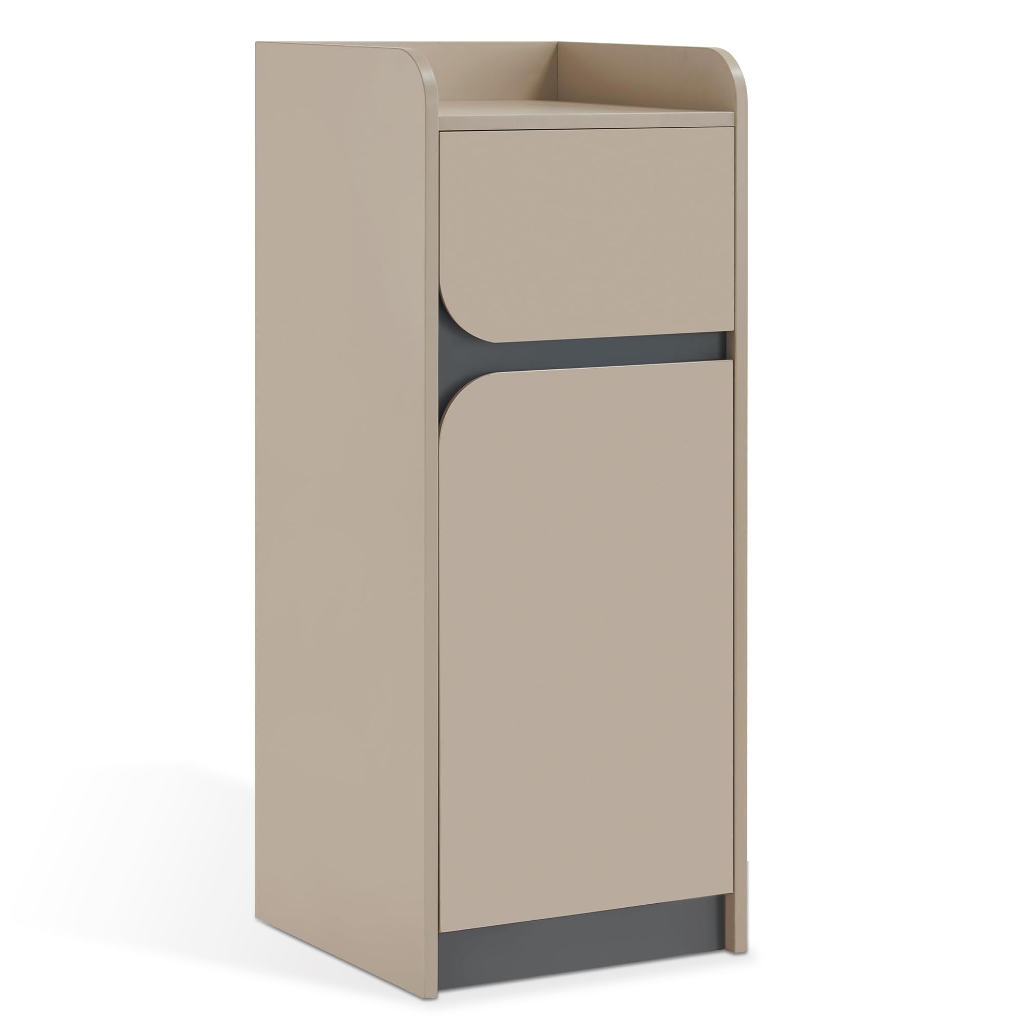 BarberPub Salon Spa Storage Cabinet with Drawer and Cabinet 2022