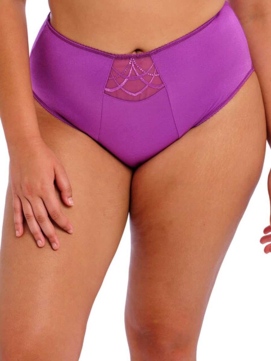 Elomi Women's Plus Size Cate Embroidered Full Coverage Brief