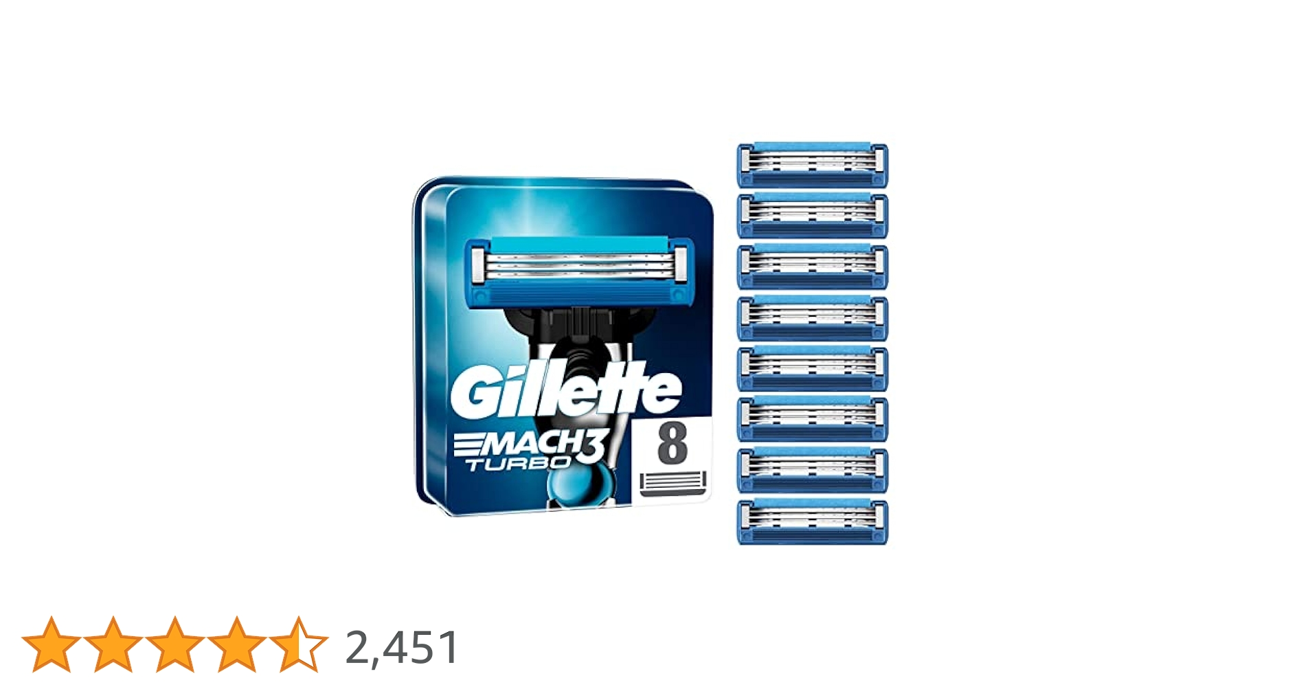 GilletteMachSYN3 Turbo 本体1個と替刃44枚 GilletteMachSYN3 Turbo 本体1個と替刃44枚