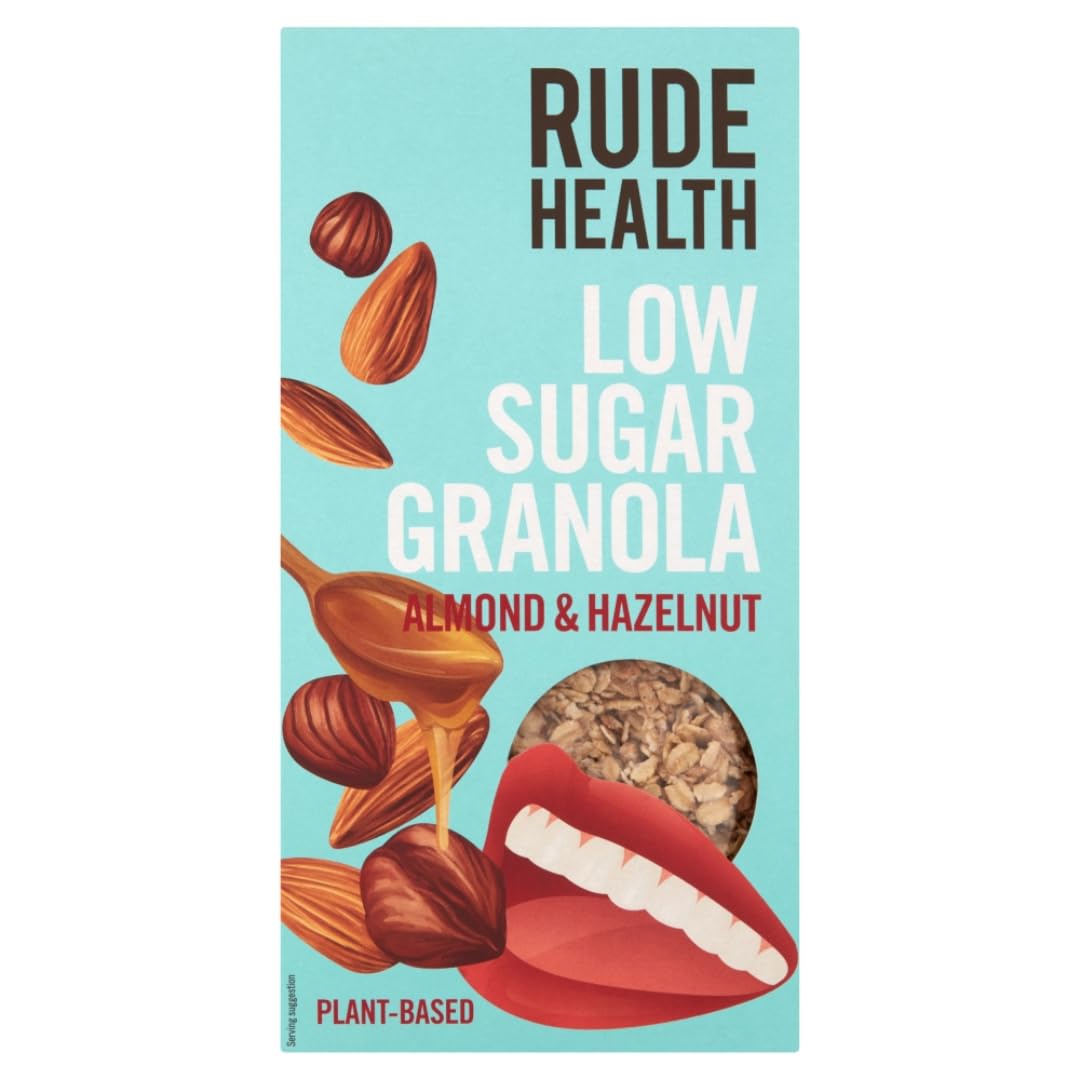 RUDE HEALTH LOW SUGAR GRANOLA Almond & Hazelnut