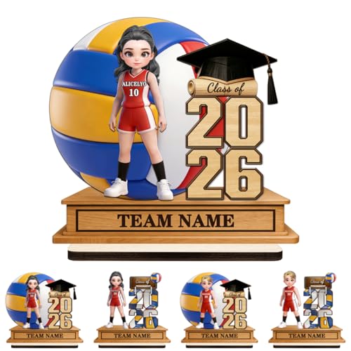 Custom Volleyball Graduation Gift for Son or Daughter