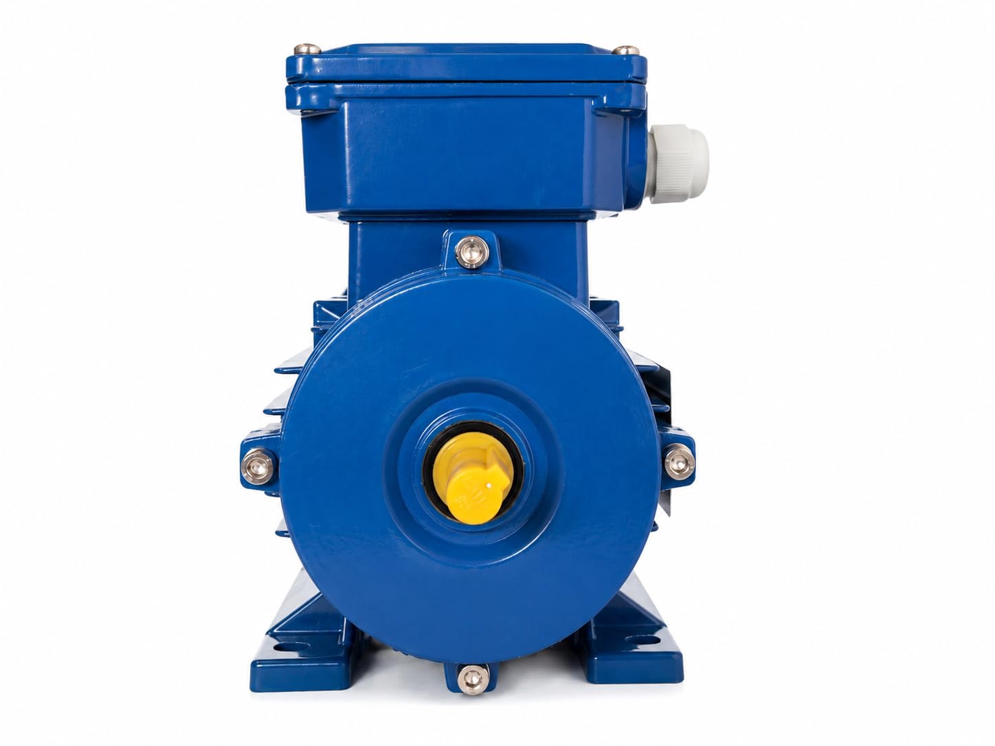 Drehstrommotor 0,37 kW 1400 U/min 230/400V, Elektromotor Bauform 71 IMB3, Asynchronmotor IP55, Elektromotoren robuste Dreiphasen für Kompressor und Pumpe, Professional Motor 4-polig Welle 14mm