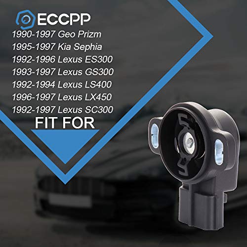 Eccpp Throttle Position Sensor Tps Fit For Geo Prizm For Kia Sephia For Lexus Es300 For Lexus Gs300 For Lexus Ls400 For Lexus Lx450 For Lexus Sc300 89452-22090 Automotive Replacement Sensor #TOP3