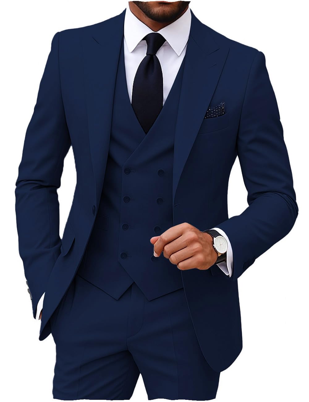 MoranX Men's Suits Regular Fit 3 Pieces